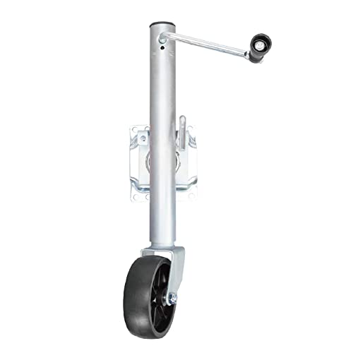 TCE Boat Trailer Jack with Wheel, 1000 lb, 6", bolt-on