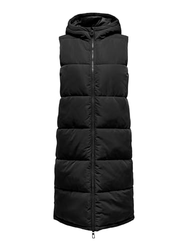 Only Onlalina Long Waistcoat Otw Noos, Gilet Donna, Schwarz, Xs - 2