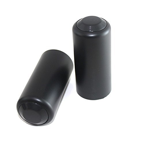 PANOVO (2pcs) Black Wireless Mic Screw on Cap/cover/cup for Wireless Microphone System Handheld Mics