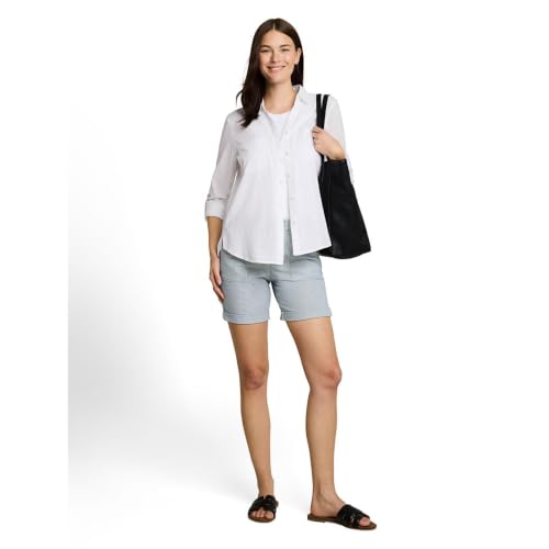 Tom Tailor Damen 1035247 Bluse, 20000-White, 46 – Ansicht 6