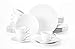Porzellan Tasse günstig Kaufen-Seltmann Weiden 001.737480 weiß Kombiservice 30-teilig | Serie Life Set beinhaltet je 6 Speiseteller, Suppenteller, Frühstücksteller, Kaffeeober-und Untertassen, Hartporzellan