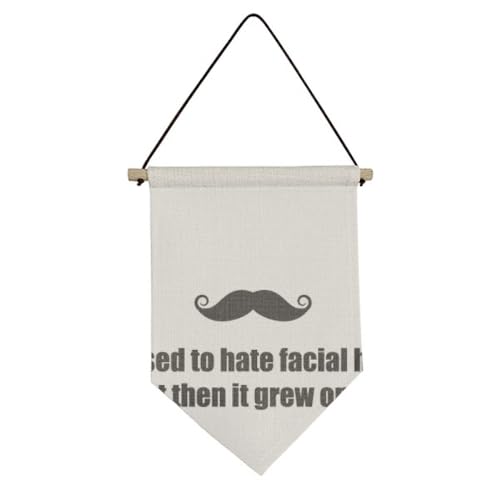 Bannière en toile Joke About Beard cadeau idéal pour barbu - 2