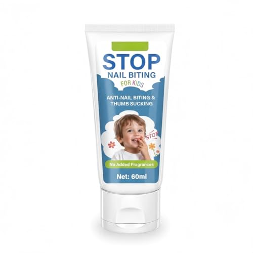 Nail Biting Treatment for Kids Prevention Cream to Stop Thumb Sucking Habit | Natural Bitter Formula for Toddlers and Adults | Effective No Bite Solution to Promote Growth & Safe Care 2 oz