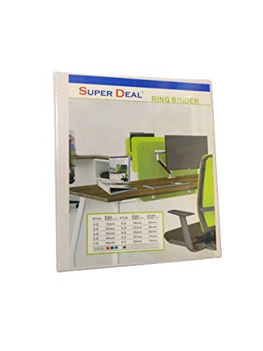 SUPER DEALA4 Size 2.5 cm 2D Ring Binder