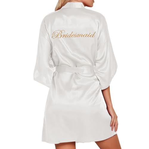 Cexiakong Kimono para mujer, ligero, largo, kimono sexy, batas bordadas, albornoz para novia, albornoz fino, albornoz para mujer, cinturón, pijama de verano, bata de casa, suave vestido de noche