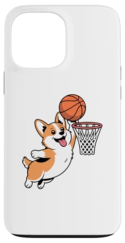 Pembroke Welsh Corgi Playing Sports dog Palying Basketball �X�}�z�P�[�X iPhone 13 Pro Max �p