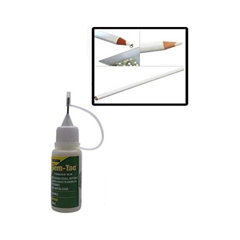 World of Sparkles Gem-Tac Glue Applying Crystal Rhinestone Diamante Diamond Arts & Crafts Projects Fashion Accessories Jewelry Making DIY 10ml with 1 Wax Picker Pencil Free Cover