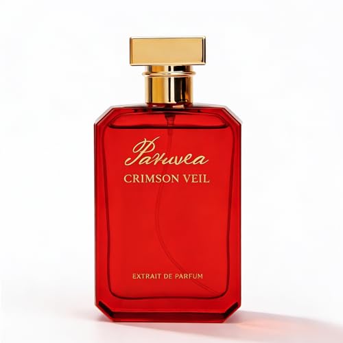 Paruvea Crimson Veil Extrait de Parfum – Crystal-Warm Red Aura