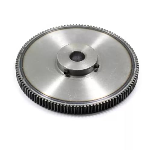 Engranaje de 1m y 100 dientes con orificio de 8mm y tornillo M5 fijo 4