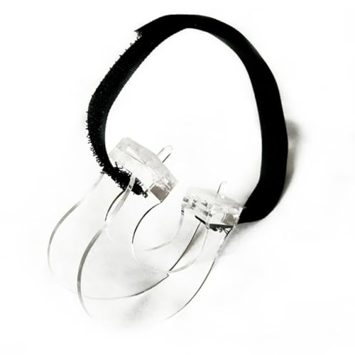 STOBAZA 3/4 Violinbogen Korrektor für Anfänger Weiß Transparentes Kunststoff Trainingszubehör zur Bogenführung Kleiner Größe Leicht mit Einfacher Montage