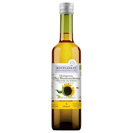 Aceite de girasol (prensado en frío, sin refinar) virgin BIO 500 ml - Bio Planete
