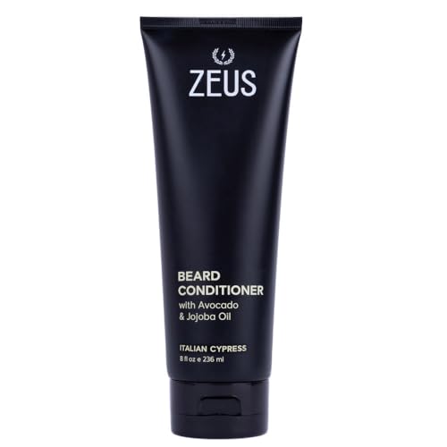 Image of ZEUS Beard Conditioner for Men, Softening Formula (8 oz) Italian Cypress
