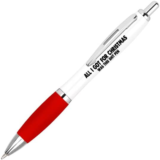 Funny Rude pens All I got for Christmas was this shit pen Novelty Office Stationary PEN66