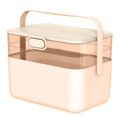 Boîte à médicaments portable | Boîte à médicaments familiale | Armoire à pharmacie multicouche | Organiseur de médicaments | Armoire à pharmacie amovible | Boîte à médicaments domestique robuste pour