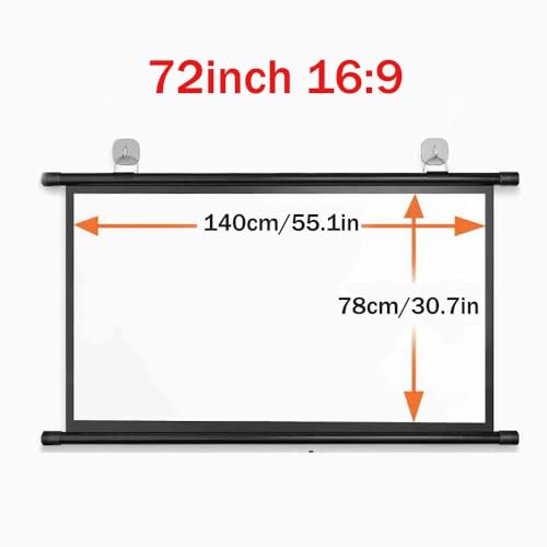 Pantalla Manual para Proyector 72" 16:9 miniatura 7