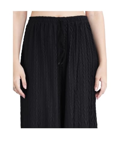 Image of Pack of 2 Women Palazzo Pants | Wide Leg Loose Fit | Combo Pack | Free Size | Stretchable Waist | Casual Wear, Office Wear, Home Wear Palazzo