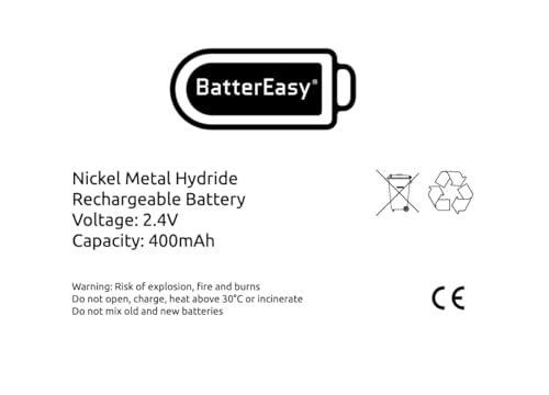Batería Alcatel Vision y Logicom Retro 70 Ni-MH 400mAh 2.4V 2