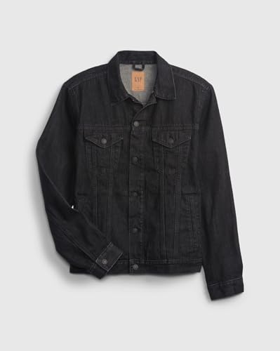 Image of GAP Men's 100% Cotton Regular Fit Stylish Denim Jacket