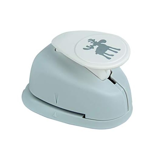 Rayher älg bildpunch, diameter 2,54 cm/1 tum, lämplig för papper/kort upp till 200 g/m² 2,54cm- 1 tum Orange