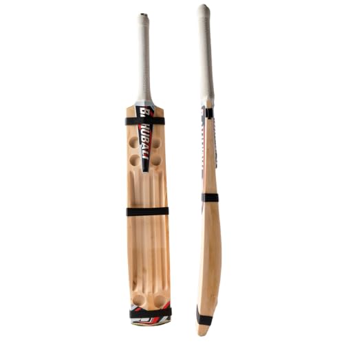 Image of SSI SX-800 Cricket Bat | Popular Willow Tennis Ball Bat | Full Size Natural Finish | Lightweight Power Hitting | Ideal for Practice & Matches