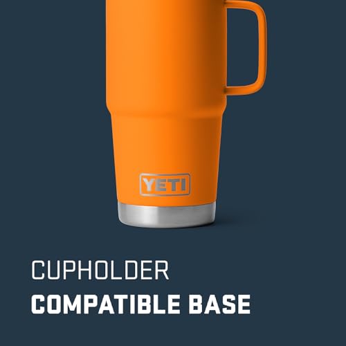 Image of YETI Rambler 20 oz Travel Mug, Stainless Steel, Vacuum Insulated with Stronghold Lid