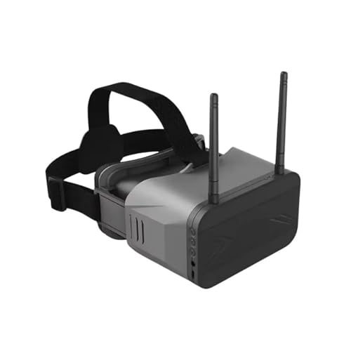 Emax Transporter 2 ゴーグル(デュアルアンテナ付き)、5.8GHz 4.3インチ FPV グラス(Tinyhawk用)、RCレーシングドローン、高性能