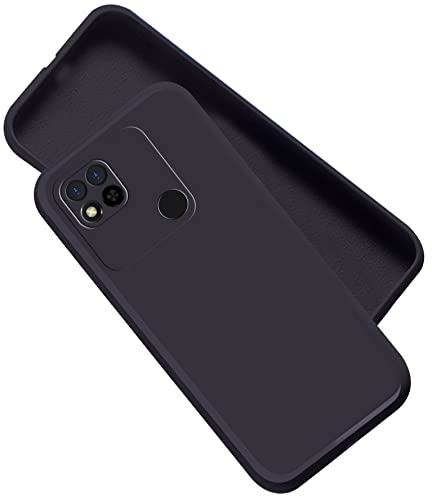 Image of A rtistque Back Cover Case for Redmi 10A / 10A Sport /Redmi 9 / Redmi 9 Active /Poco C31 with Camera Protection | Shockproof TPU | Stylish Protective Design | Slim Fit | Ultra Matte - Black