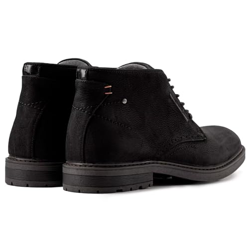 Image of Arkbird Men's Chukka Boots, Leather Ankle Dress Boot Casual Oxfords Lace Up Work Shoes