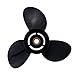 CAPTAIN Boat Propeller fit Johnson Evinrude 40-140 HP Engines, 13 Spline Tooth Outboard Prop, RH, Aluminum, OEM Propellers for 50 60 E-TEC 65 70 75 85 88 90 100 110 112 115 120 125 135 HP (13 1/4x17)