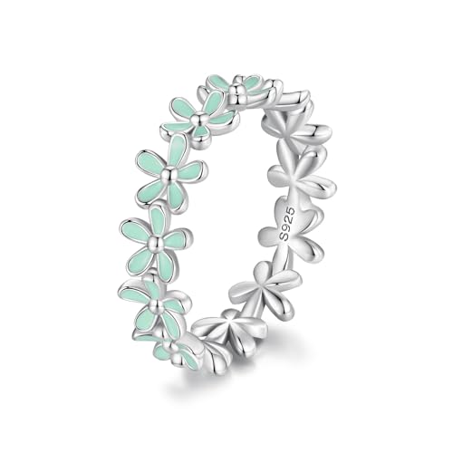 Bague Feng Shui marguerite en argent pour harmoniser vos tenues d'été
