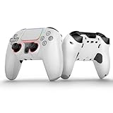 NBCP Wireless PS4 Controller for PS4/Slim/Pro/PC – Elite Gamepad with Macro Back Buttons, Turbo Mode, Dual Vibration, Hall Triggers, Touchpad, 6-Axis Gyro, USB-C, Audio Jack