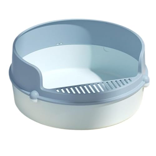 Bandeja sanitaria para gato alta tamaño grande azul miniatura 1