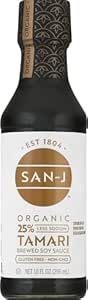 San-J Organic Tamari Soy Sauce, Reduced Sodium, 10 Fl Oz