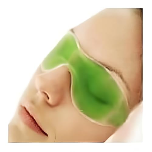 Image of Aloe Vera Cooling Eye Mask - Summer Ice Gel Sleeping Mask for Dark Circles & Puffiness, Refreshing Eye Patches to Relieve Fatigue & Soothe Tired Eyes