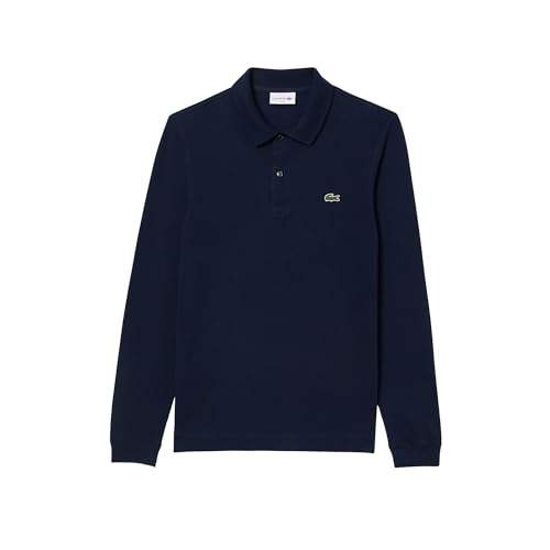 Lacoste Men's Long Sleeve Classic Slim Fit Pique Polo4