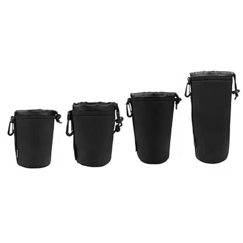 Image of Action Pro Cylindrical Round Base Protective Neoprene Pouch Extra Large Size Compatible with DSLR Camera Lens (Pack of 1)