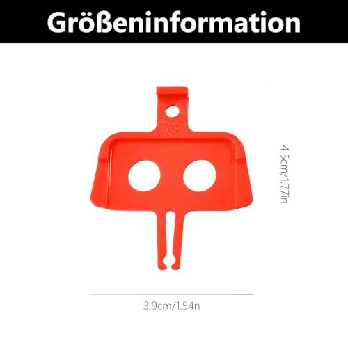 YUGUOLAN 4 Stück Fahrrad Scheibenbremsen Abstandshalter, Scheibenbremse, Fahrrad Abstandshalter, Transportsicherung Scheibenbremse, Bremsscheiben Schutz, Für Fahrradzubehör