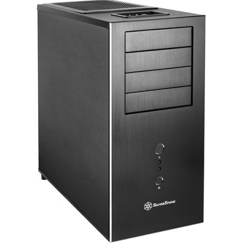 SilverStone Technology SilverStone SST-TJ04B-E - Temjin Midi Tower Gehäuse, SSI-CEB, ATX, schwarz