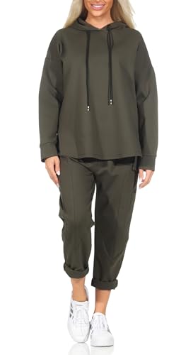 Survêtement 2 pièces pour femme avec sweat à capuche et pantalon 7036