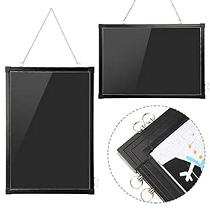 Image of Dry Erase Led Board - 32 inch x 24 inch Erasable Neon Writing Message Drawing Sign Board with 8 Liquid Chalk Markers for Home /Shop