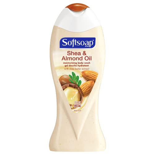 Softsoap Body Wash Shea Almond, 15 Ounce