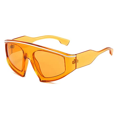 COTIA Fashion Shield Visor Mask Sunglasses Men Women Oversized Windproof Sun Glasses One Piece Big Frame Sports Goggles