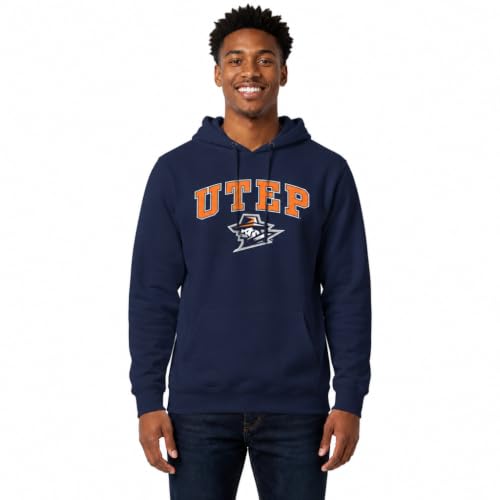 Campus Colors UTEP Miners Arch & Logo Gameday Hoodie - Navy Small