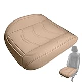 SOYDAN Autositzbezug für Vordersitze | Bequemer Sitzbezug aus Leder | Autositzschutzmatte | Automobil-Ausrüstung für Minivan, Limousine, Rennwagen, Wohnwagen