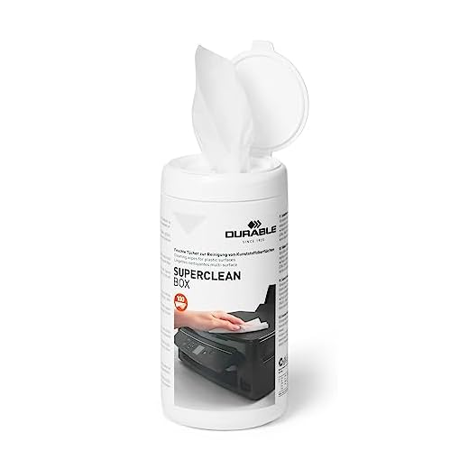 Durable SUPERCLEAN Anti-Static Biodegradable Electronics Cleaning Wipes - for Phones, Tablets, Laptops, Keyboards and PCs - Tub of 100