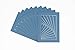 CountryArtHouse Steel Blue Acid Free 12x16 Picture Frame Mats with White Core Bevel Cut for 8x10 Pictures - Fits 12x16 Frame - Pack of 10 Mats