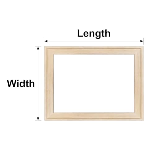 Cadre en bois 120 cm pour toiles et peintures structure stable 60x2 - 3