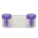 日本シール 銀テープミュージアム 銀テープホルダー 収納ケース コレクションケース 透明 推し 推し活 推し活グッズ 収納ホルダー 銀テ 収納 ケース ホルダー 保管 ライブ コンサート 全5色 M11 (パープル)