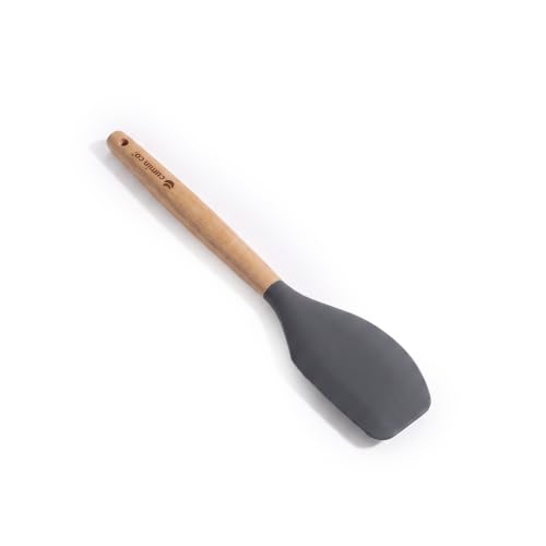 Image of CUMIN CO. Silicone Scraper | Non Toxic Heat Resistant Spatula for Cooking and Baking | BPA Free, SGS Certified | Upto 230C | Cookware Friendly