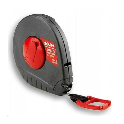 Chevillière 20m Sola Satellite ST 20 ruban mesure chantier noir rouge 50055901